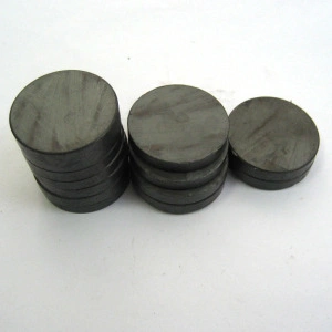 Strong Permanent Ceramic Round Ferrite Disc Magnets for Industrial