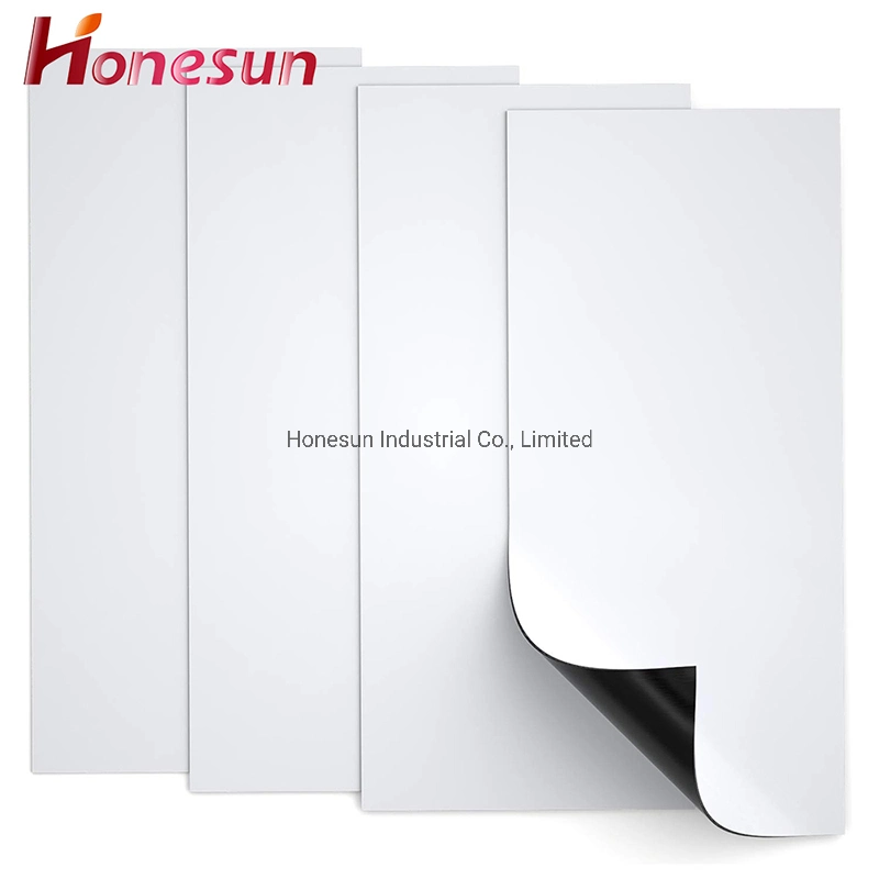 A4 Rubber Magnet with Self-Adhesive Adhesive Backed Magnetic Rubber Sheet Flexible Adhesive Magnet Sheet