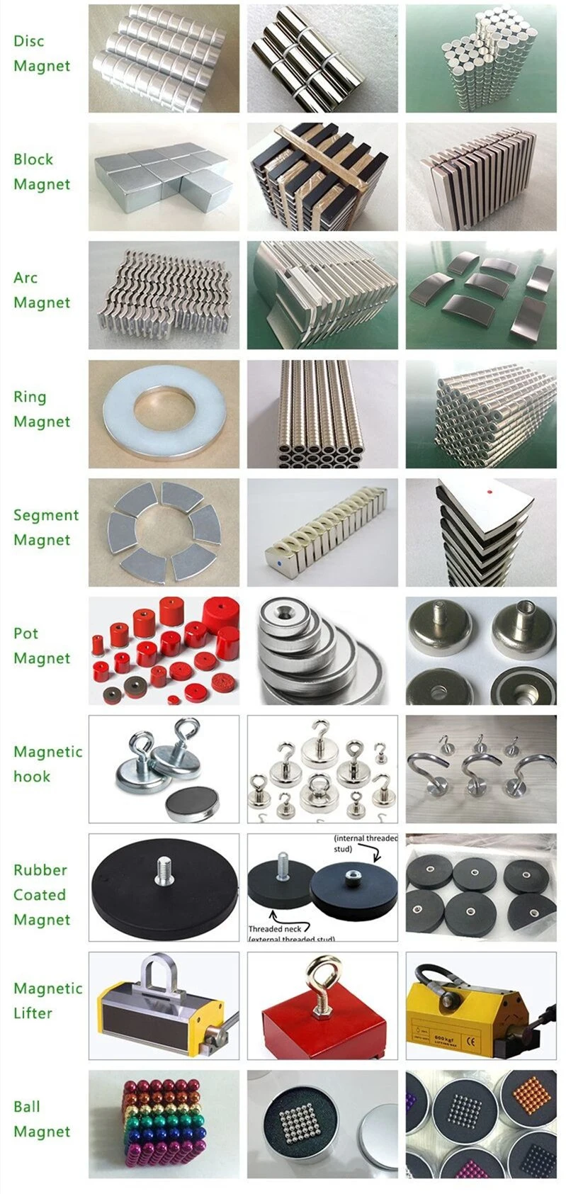 High Frequency Nizn Ferrite Core Soft Magnetic Ferrite Core Magnet