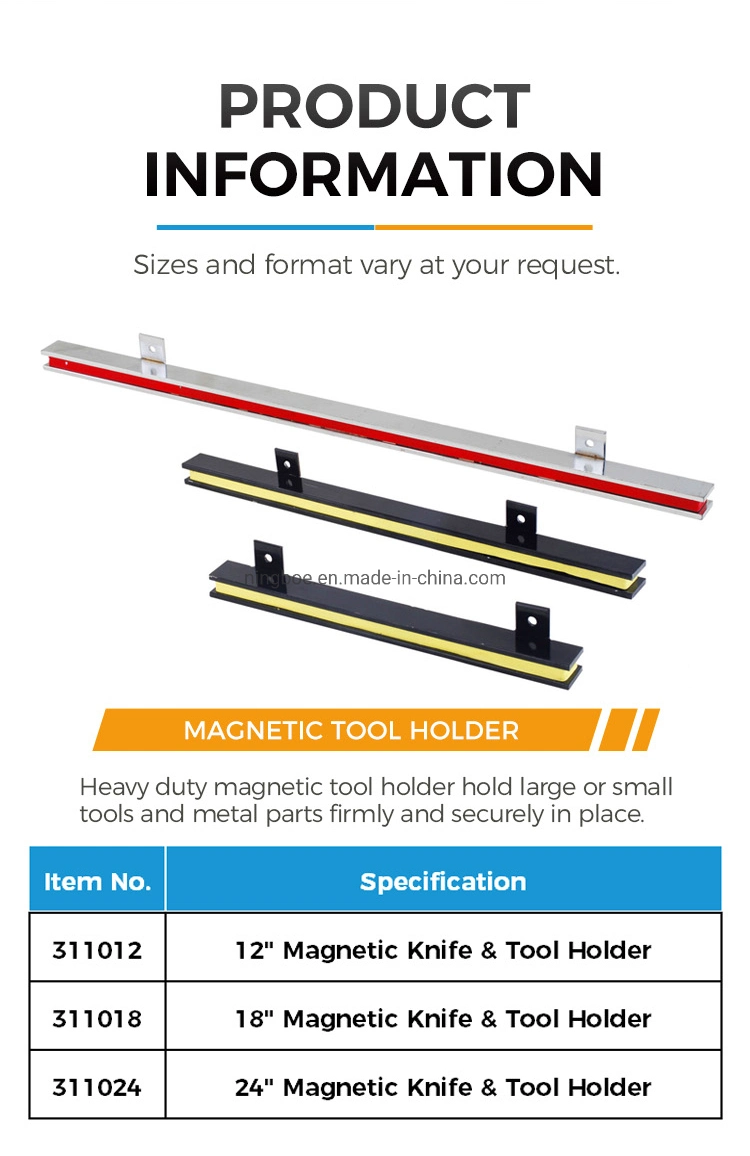 Powerful Great 18&quot; Stainless Magnetic Tool Holder Magnetic Knife Holder for Sales
