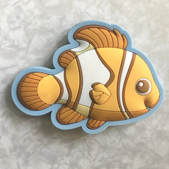 China OEM Factory Custom 3D Logo Soft Rubber PVC Fridge Magnet Manufacturer Full Color Printed Custom Fridge Magnet with Header Card